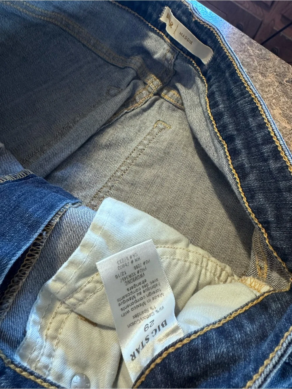 Women’s Big Star Maddie Burmuda Blue Denim Short - Size 29